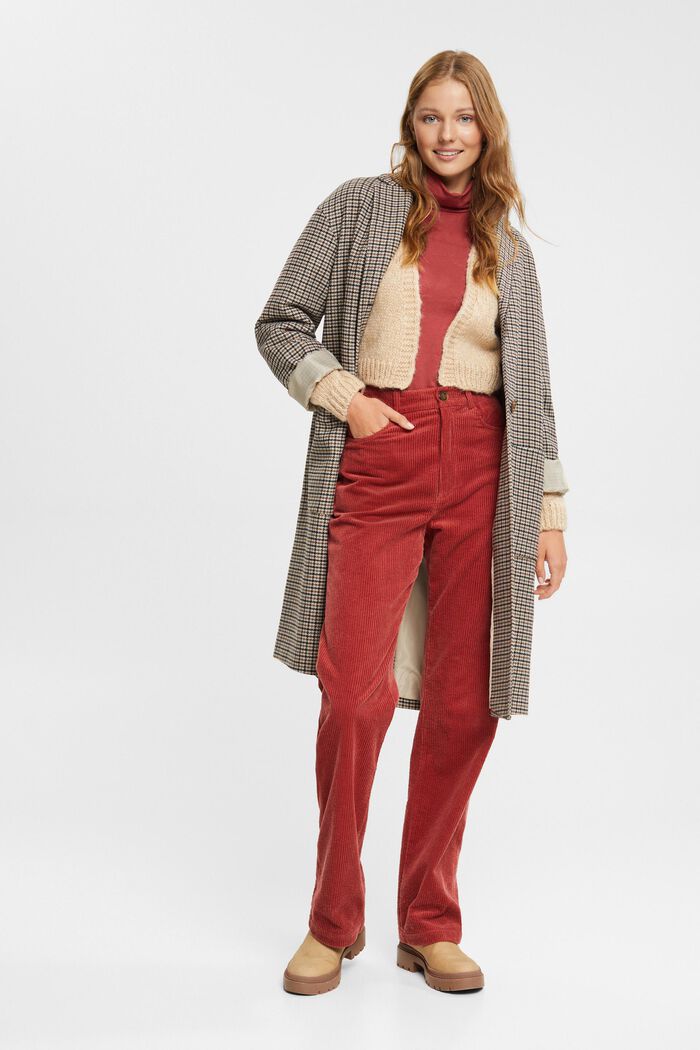 Cropped-Cardigan aus Wollmix