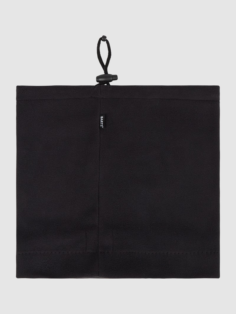 Loop-Schal aus Fleece in schwarz