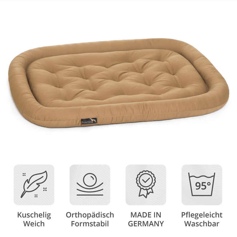 Pointer Hundekissen Pointer Liegekissen khaki L