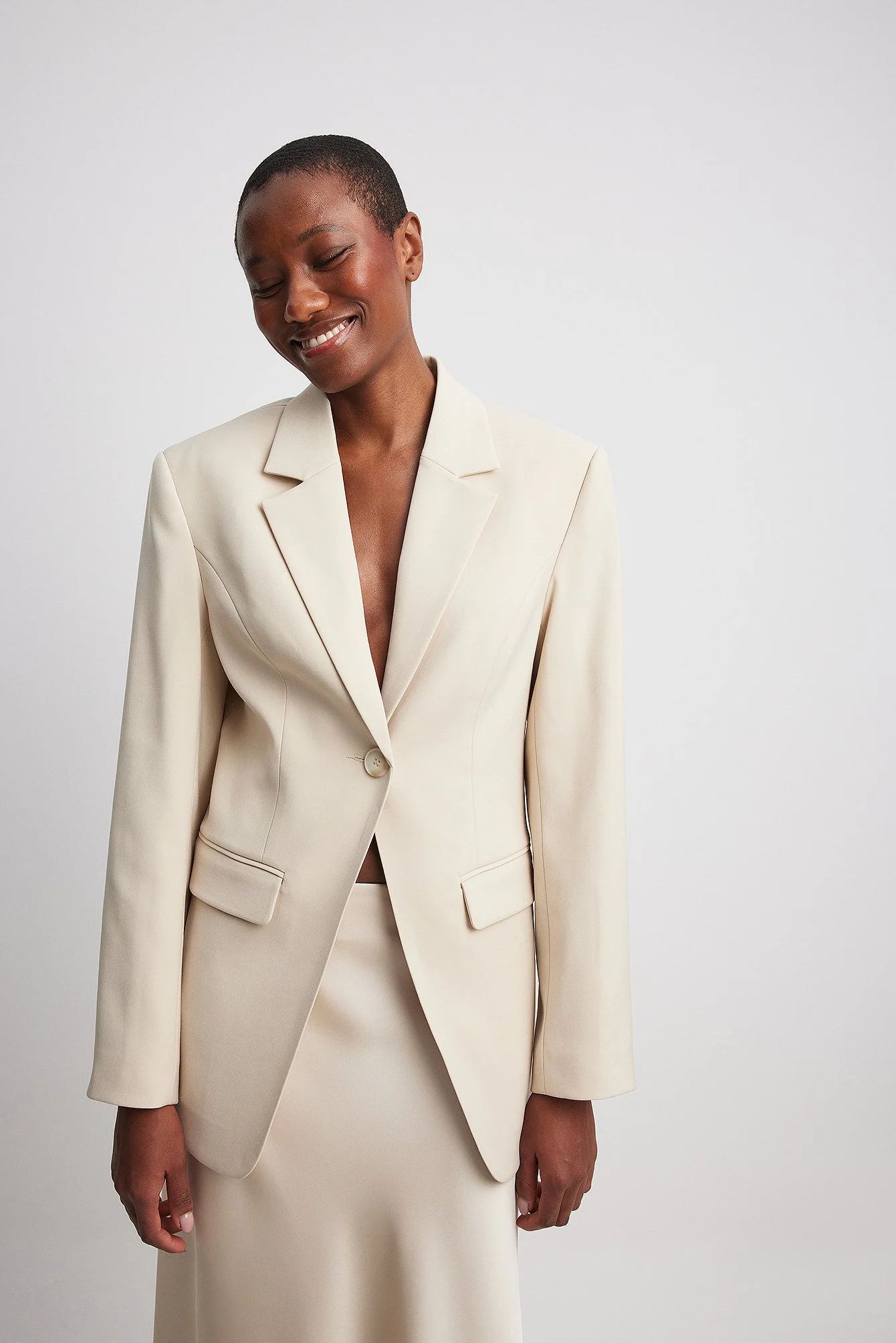 Taillierter Blazer mit einem Knopf