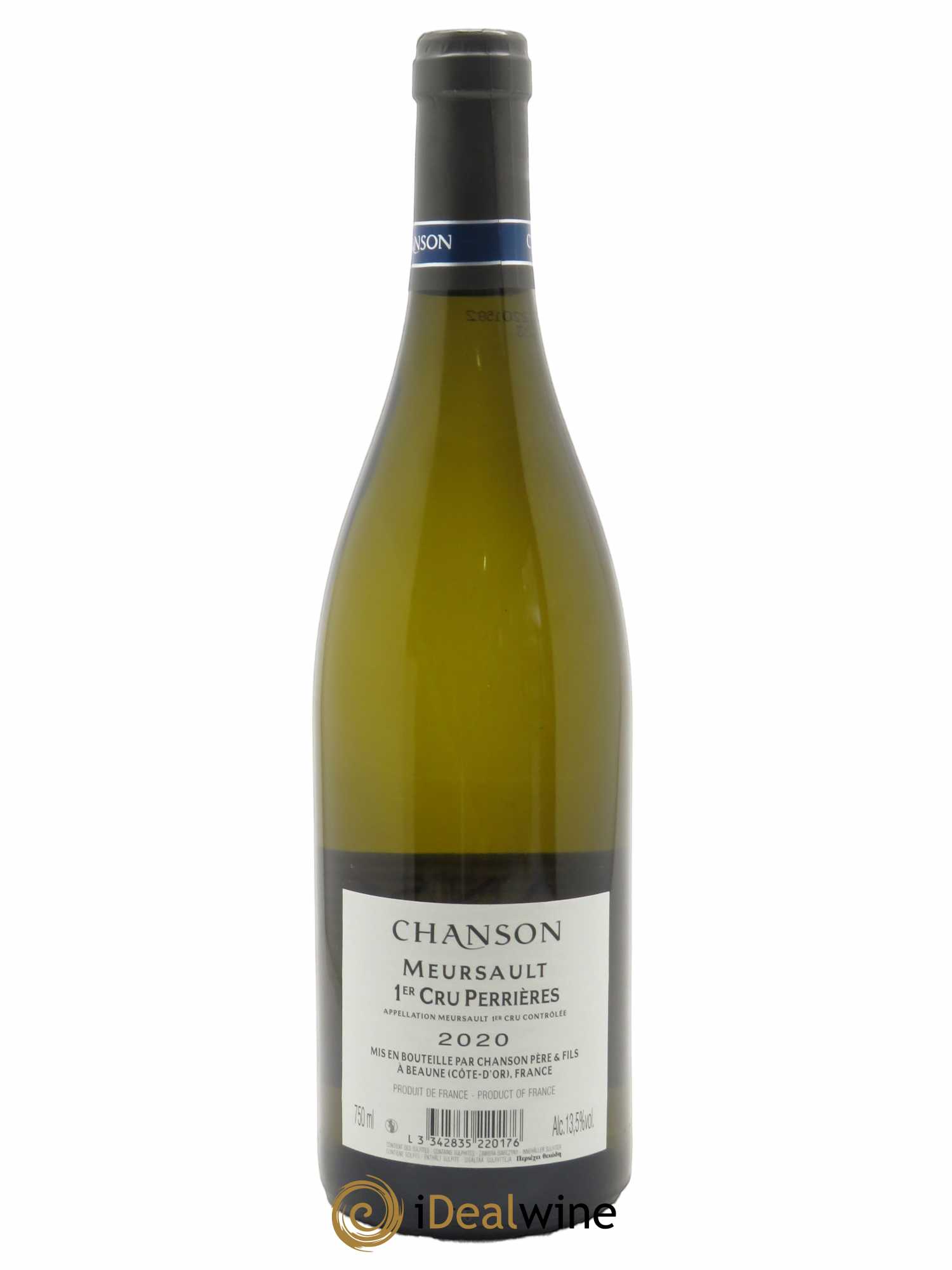 Meursault 1er Cru Les Perrières Chanson  2020 - Lot de 1 Bouteille