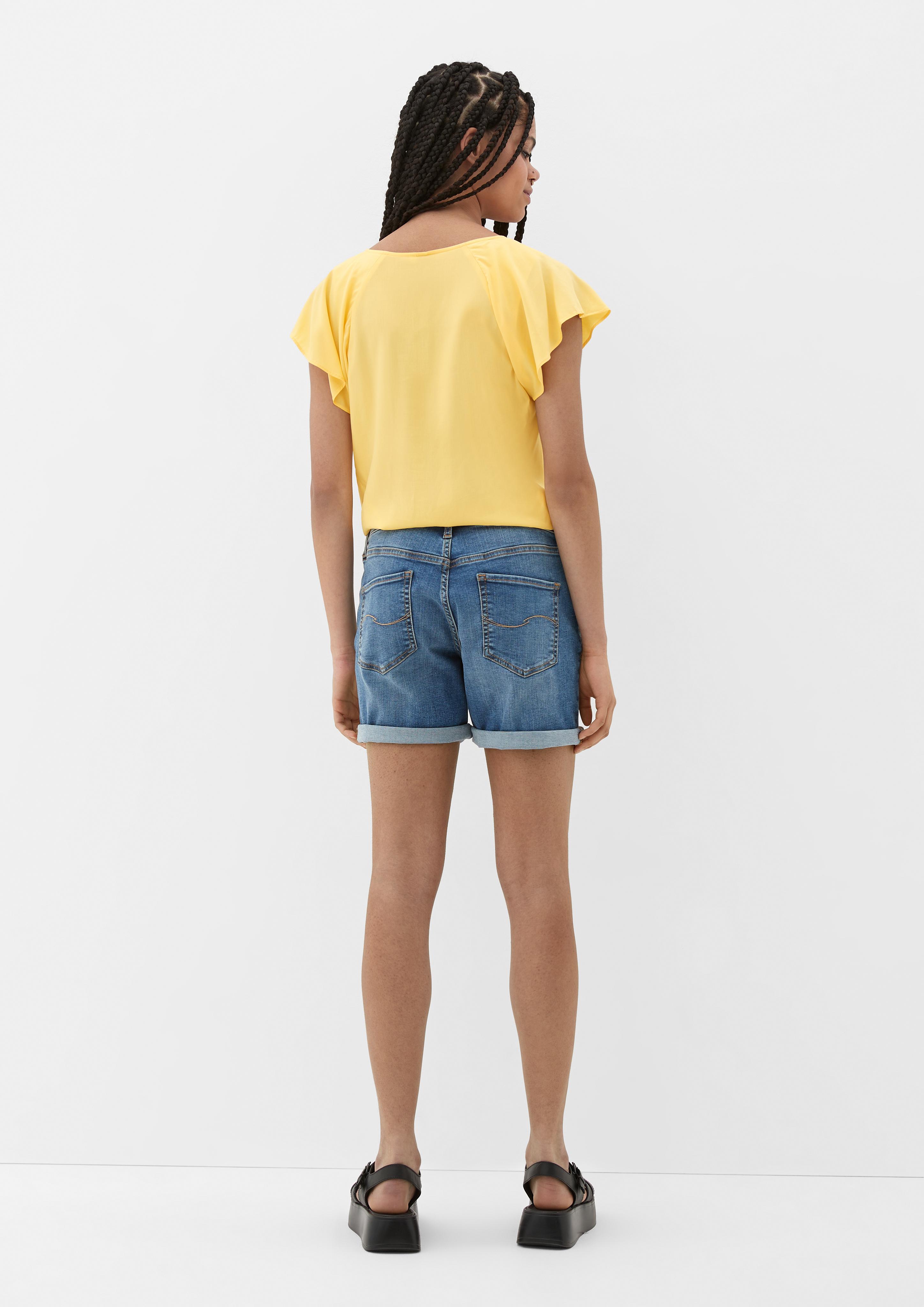 Viskosebluse mit V-Ausschnitt  2130779-1317