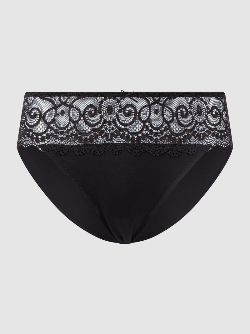 Slip aus Mikrofaser Modell 'Amorous' in schwarz