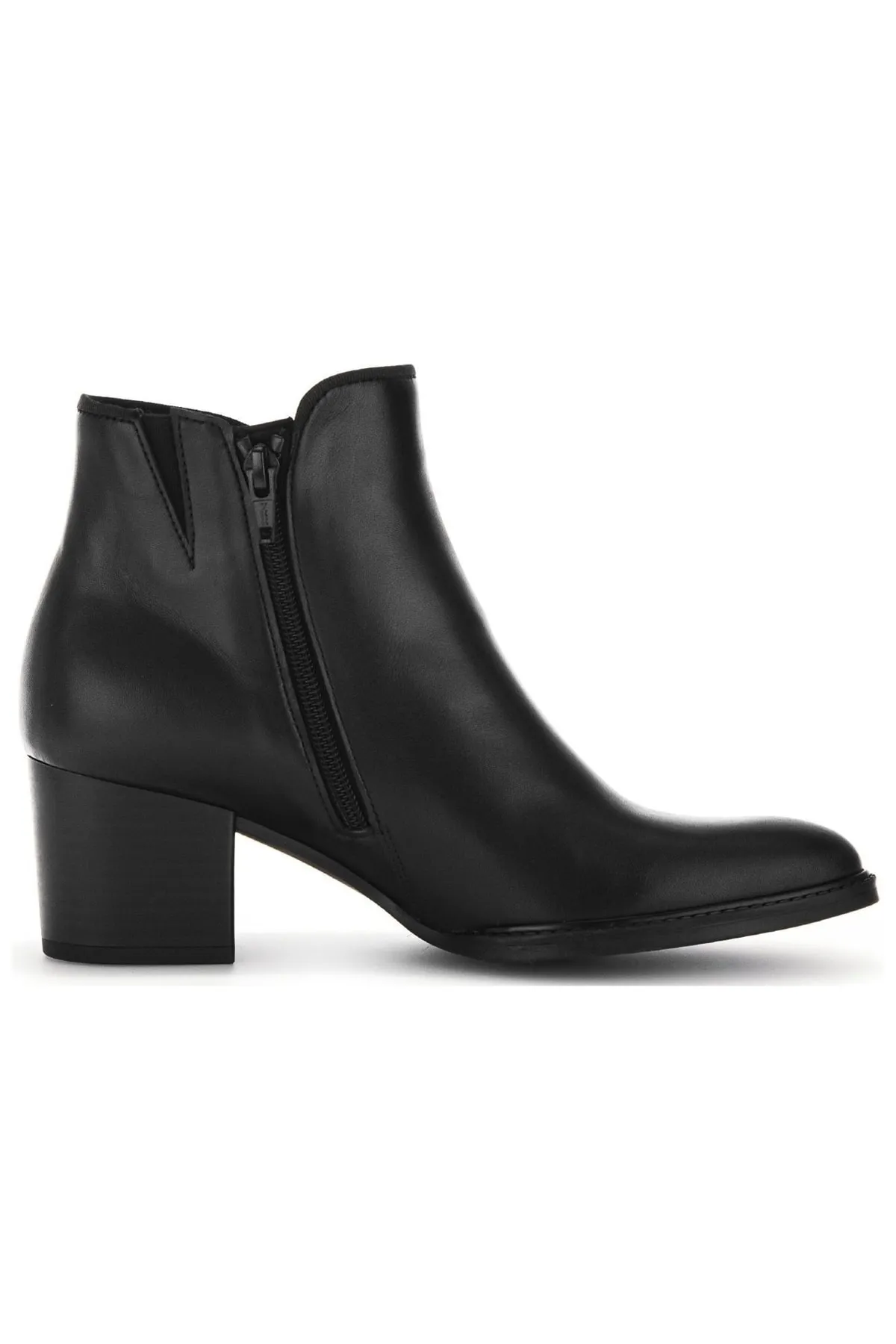 GABOR  Stiefelette - Schwarz - Blockabsatz