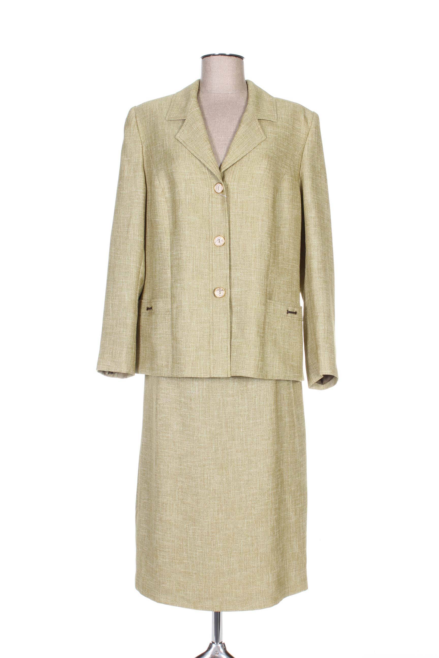 C S Creations Jupe Veste Femme couleur vert