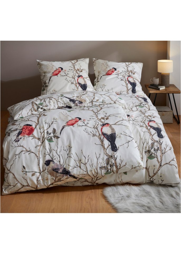 Bettwäsche mit Vogel