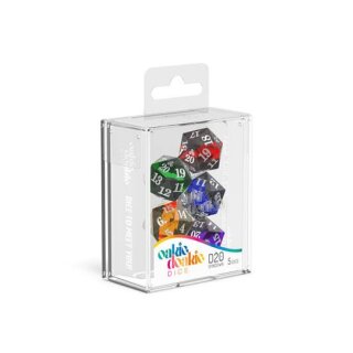 Oakie Doakie Dice W20 Spindown-Würfel Set Enclave (5)