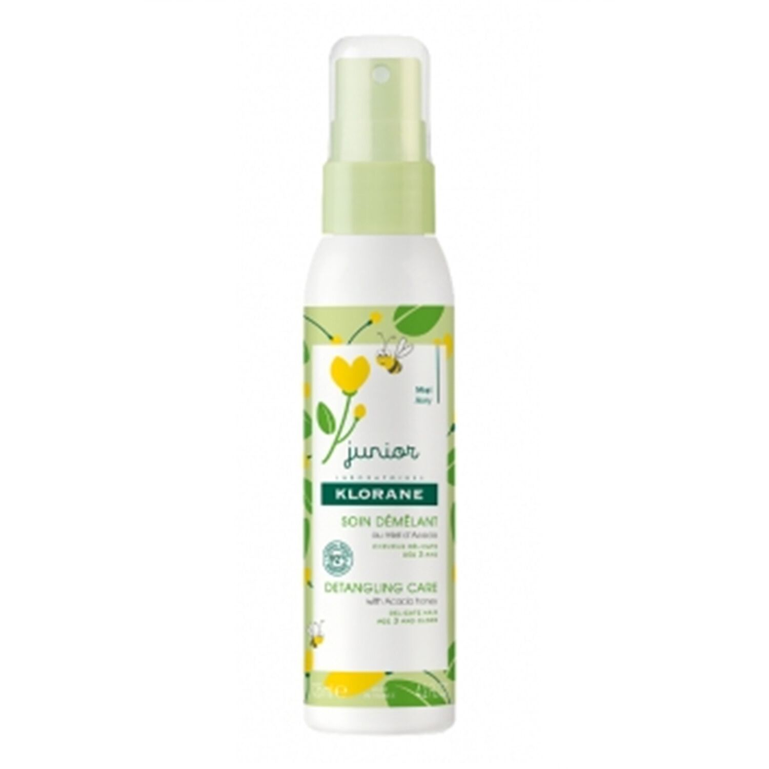 Klorane Spray Démêlant Au Miel d'Acacia - Cheveux Délicats des Enfants - 125 ml