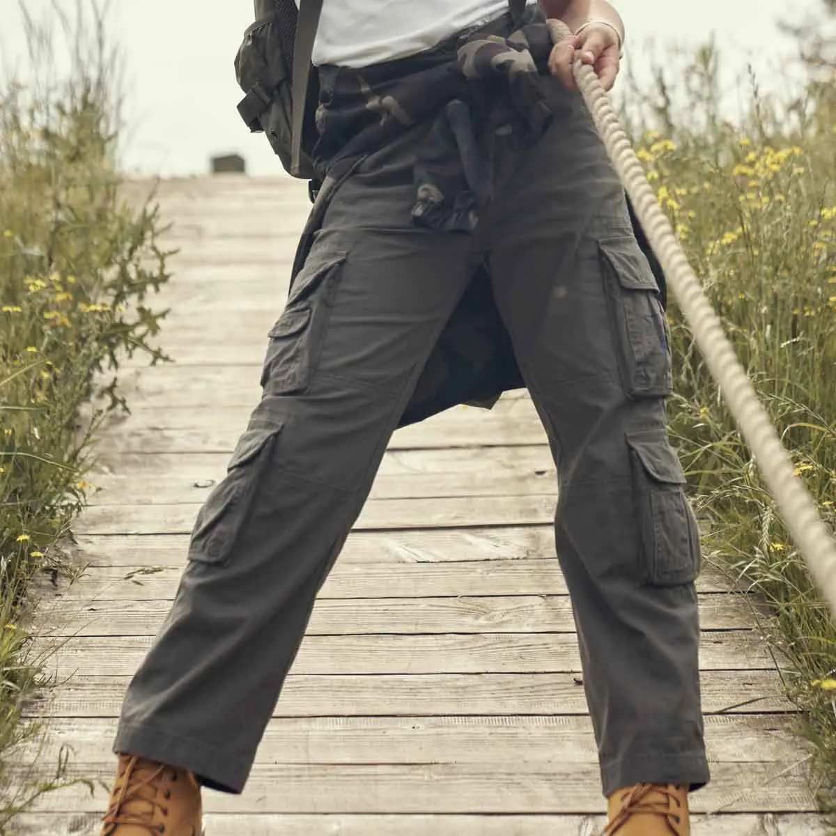 Kids Pure Trouser oliv