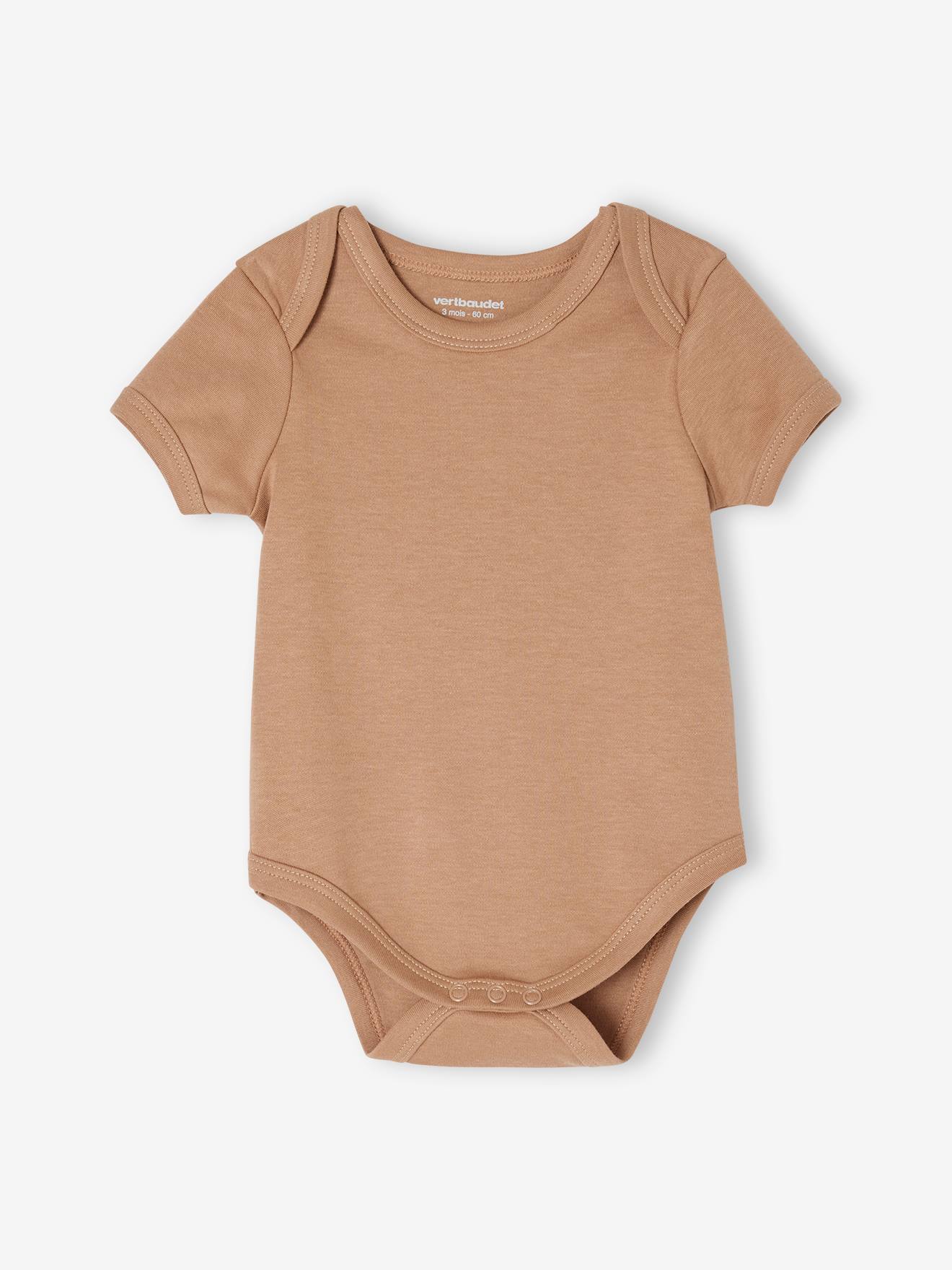 Vertbaudet 7er-Pack Baby Schlupfbodys BASICS Oeko-Tex - mehrfarbig