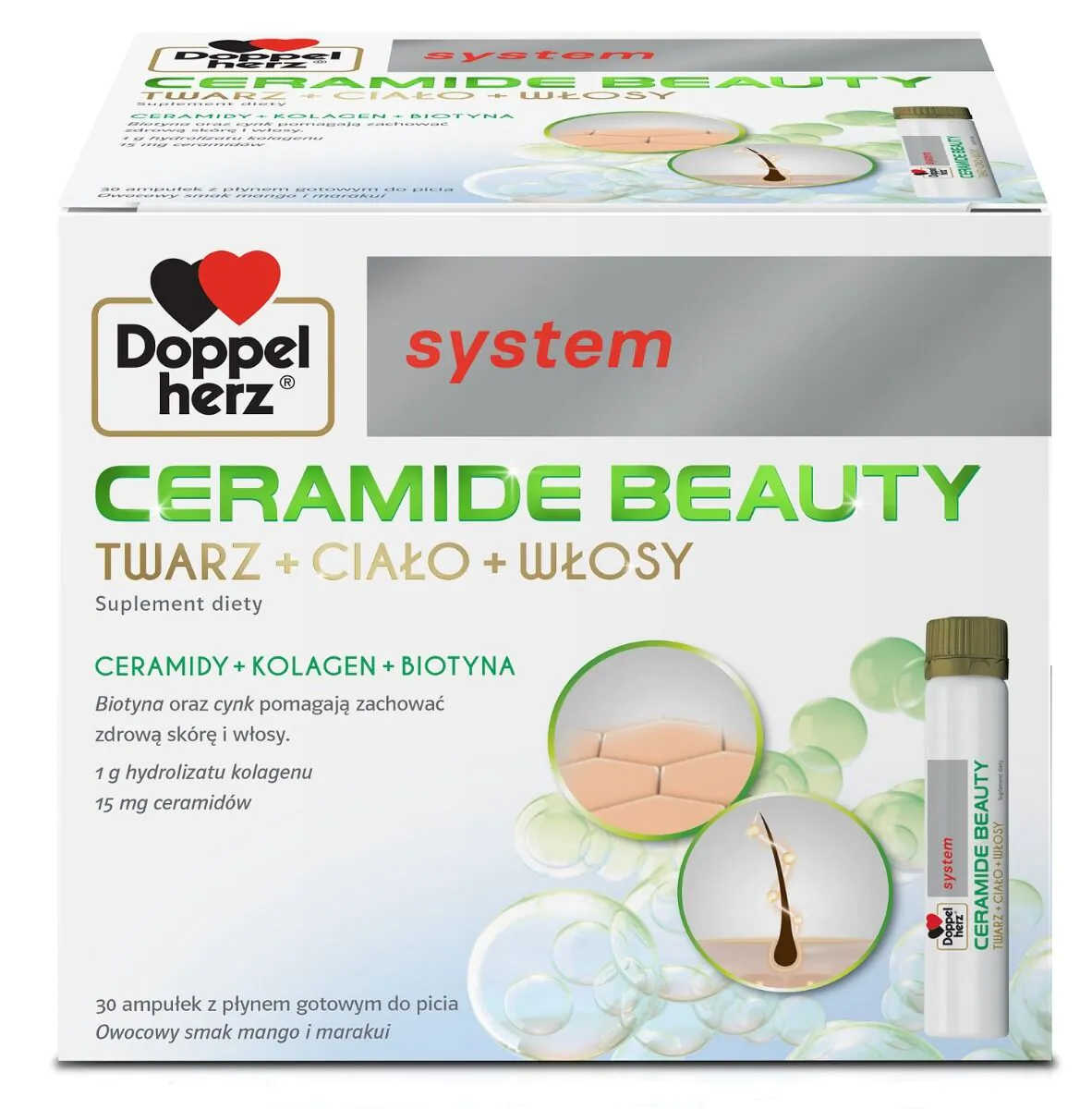 Doppelherz System Ceramide Beauty Liquid 30 ampula od 25 ml