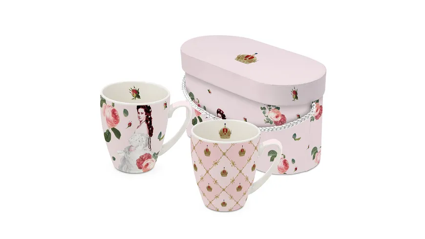 ppd Sisi and Vienna Trend Mug Geschenkpackung rosa, beige