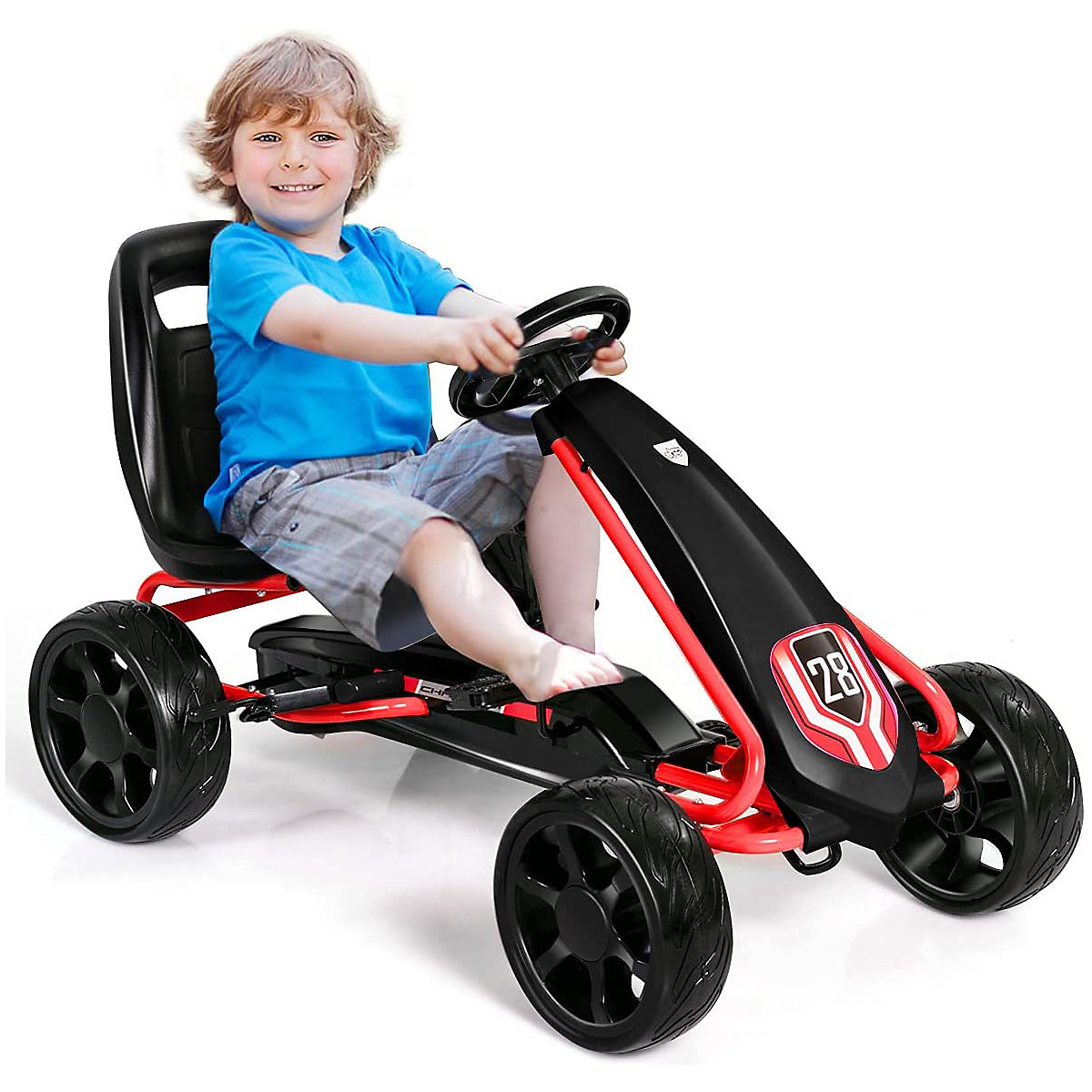 Gokart Mit Handbremse & EVA-Rädern