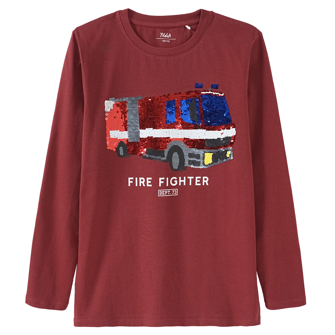 Jungen Langarmshirt mit Wendepailletten