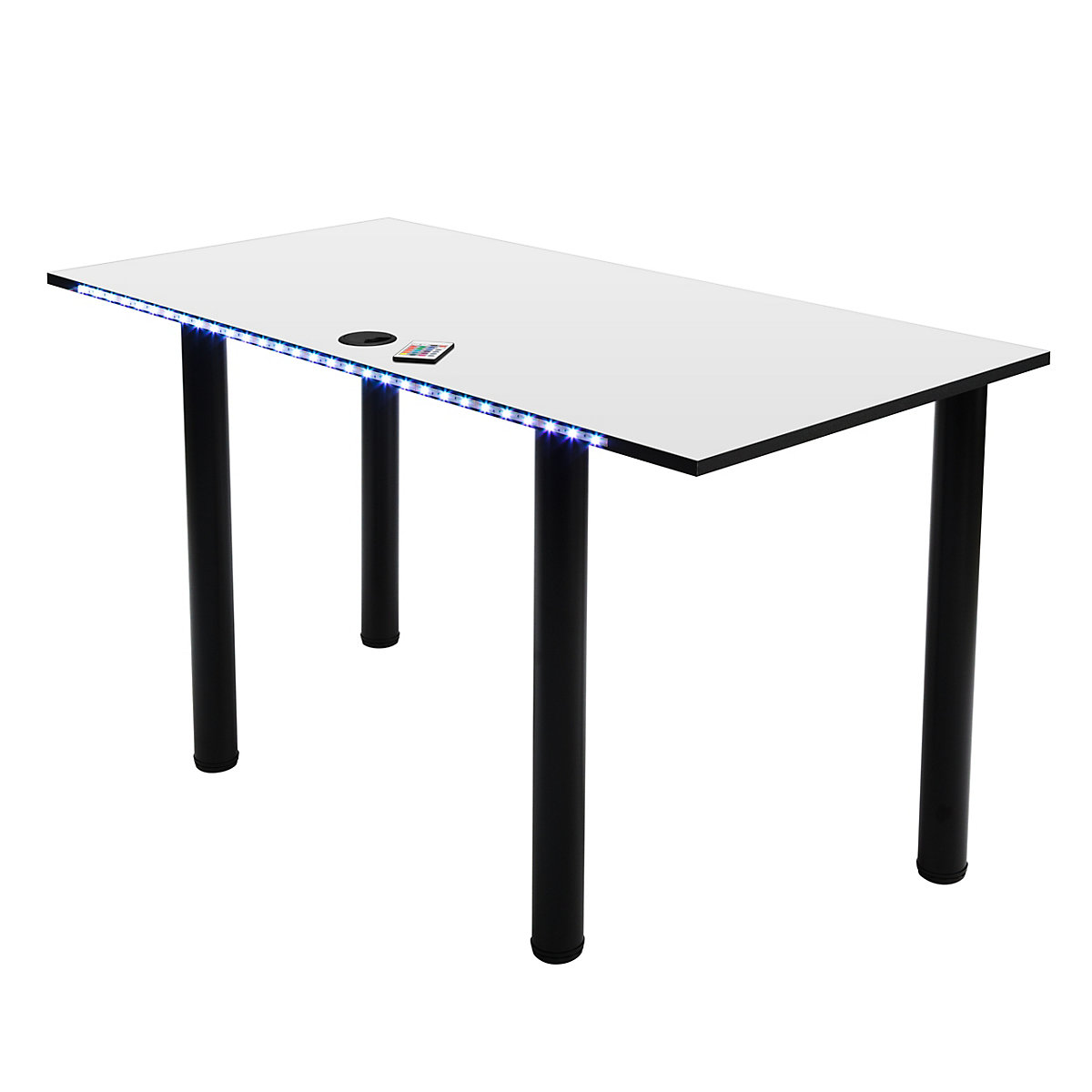 Gaming Schreibtisch mit LED Beleuchtung onesize