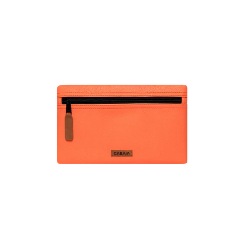 Medium front pocket, burgundy orange