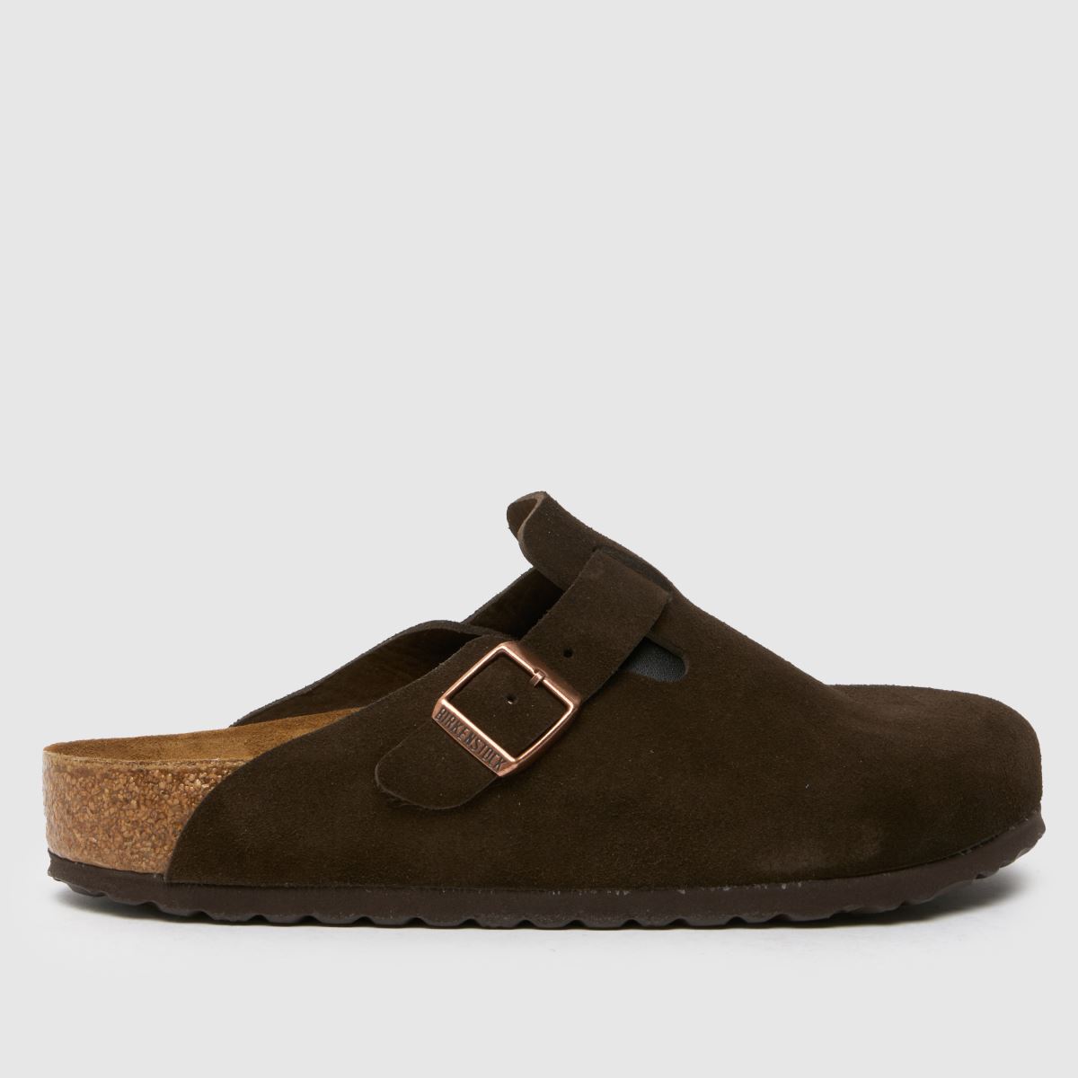 BIRKENSTOCK Boston klumpa szandál barna színben