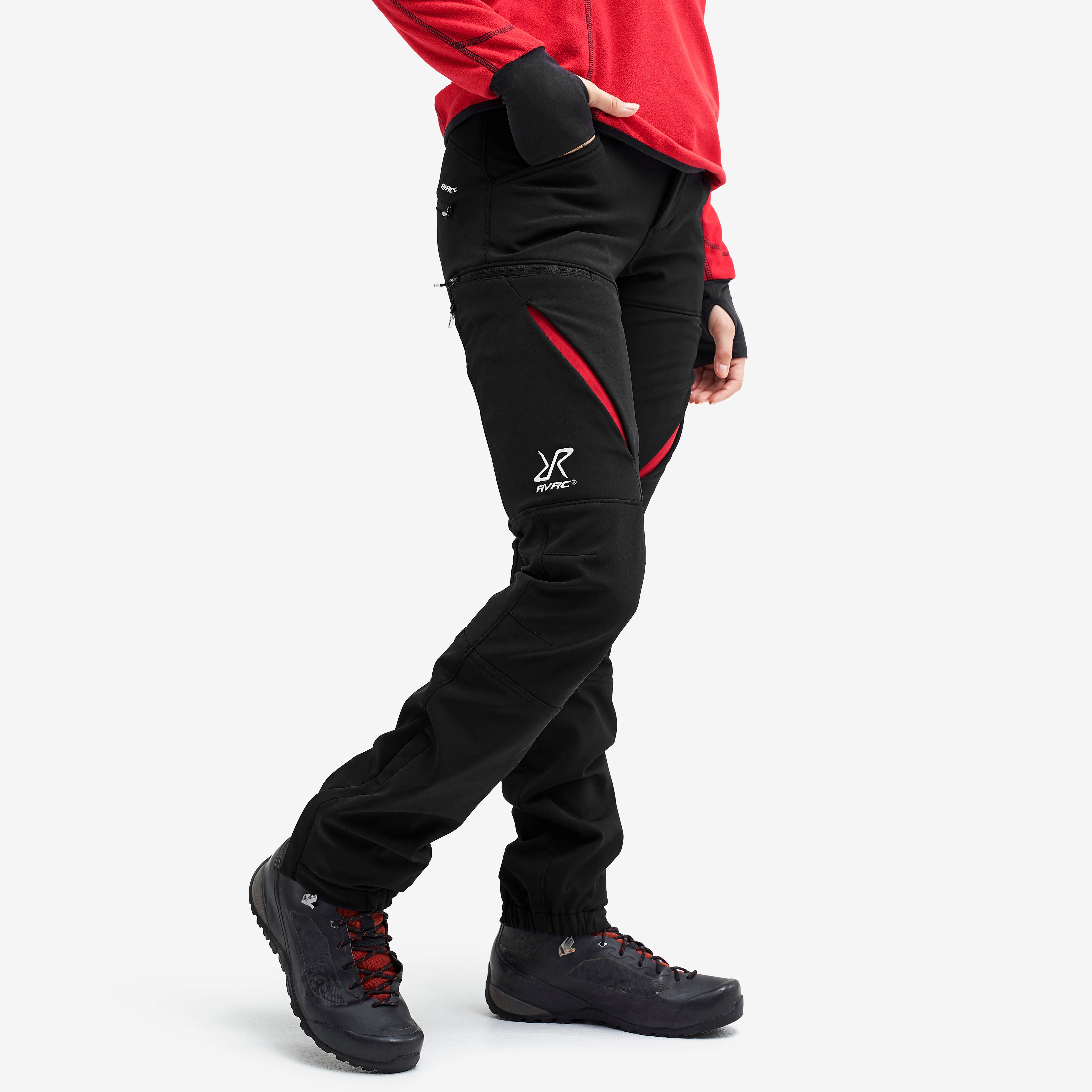 Hiball Pants Femme Black/Red
