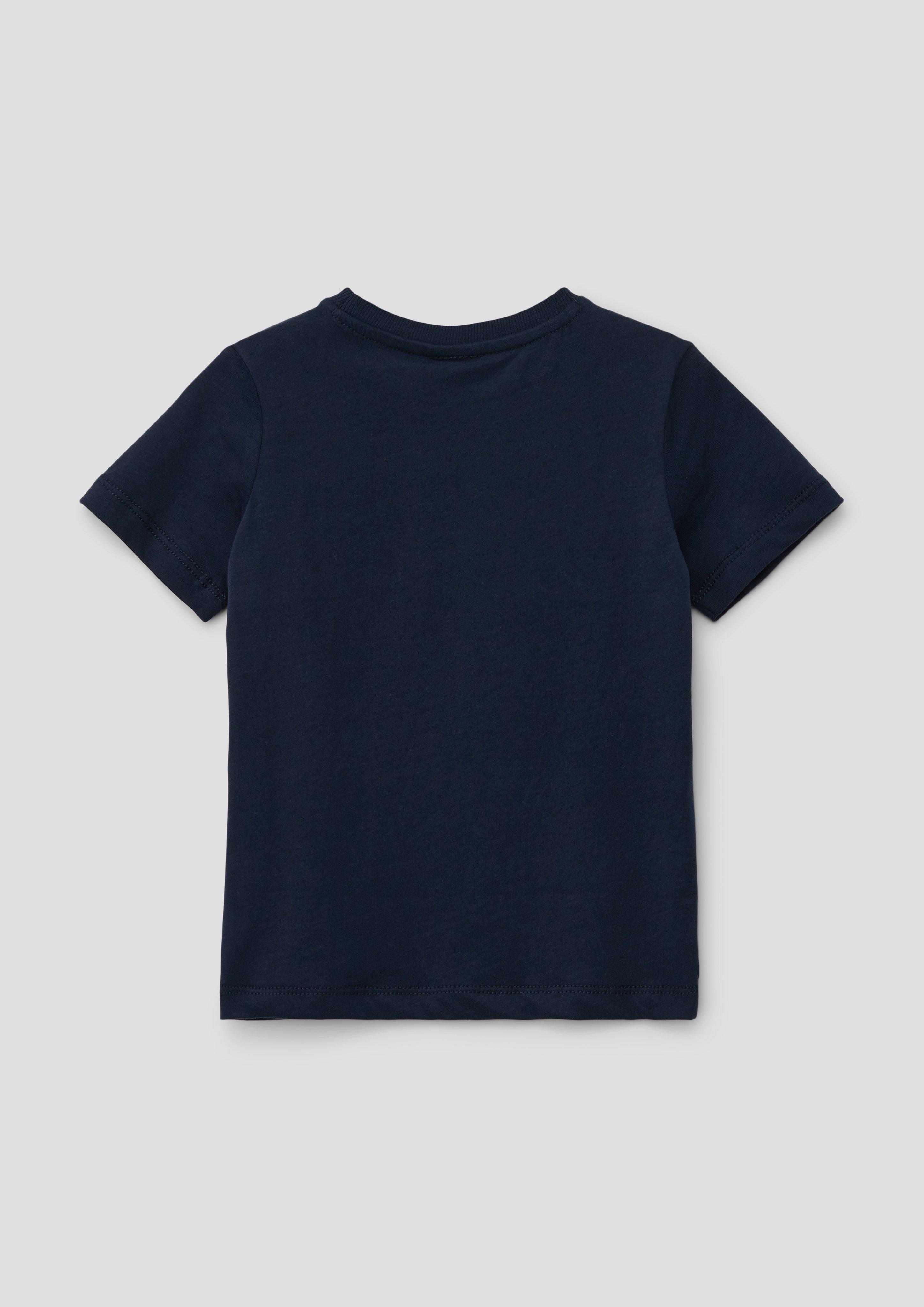 T-Shirt mit gummiertem Print  2143104-5952