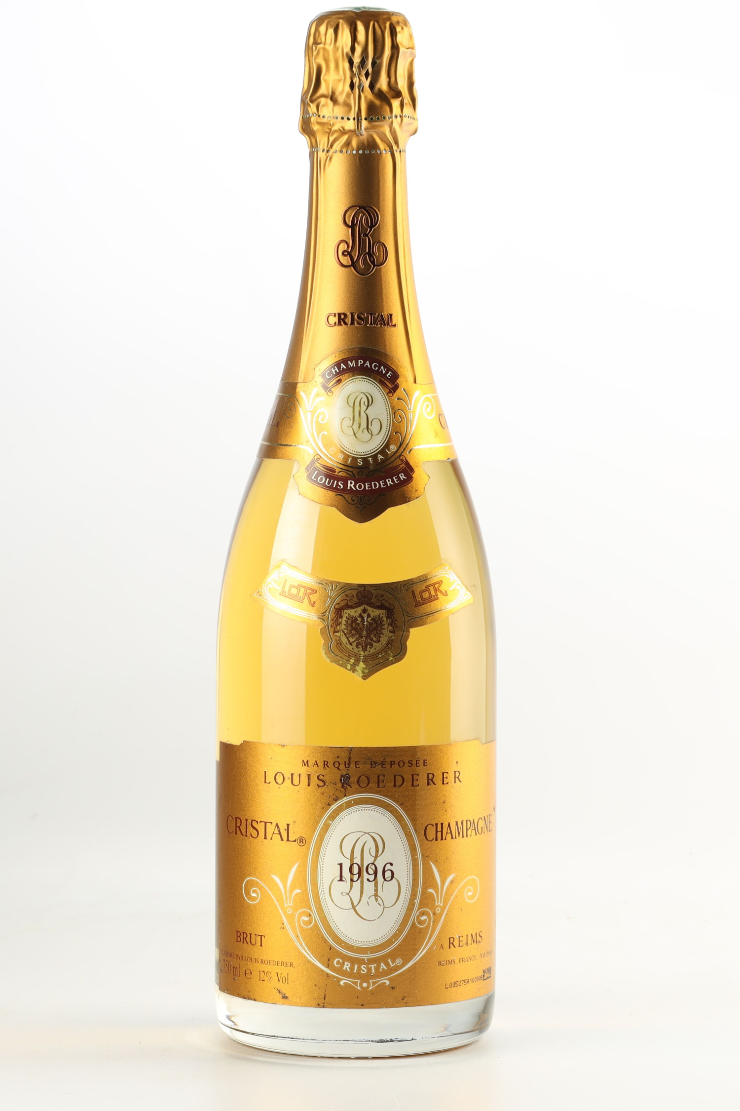 Vin 1996 ROEDERER Cristal Brut 1996, Champagne. Vin ancien - SoDivin