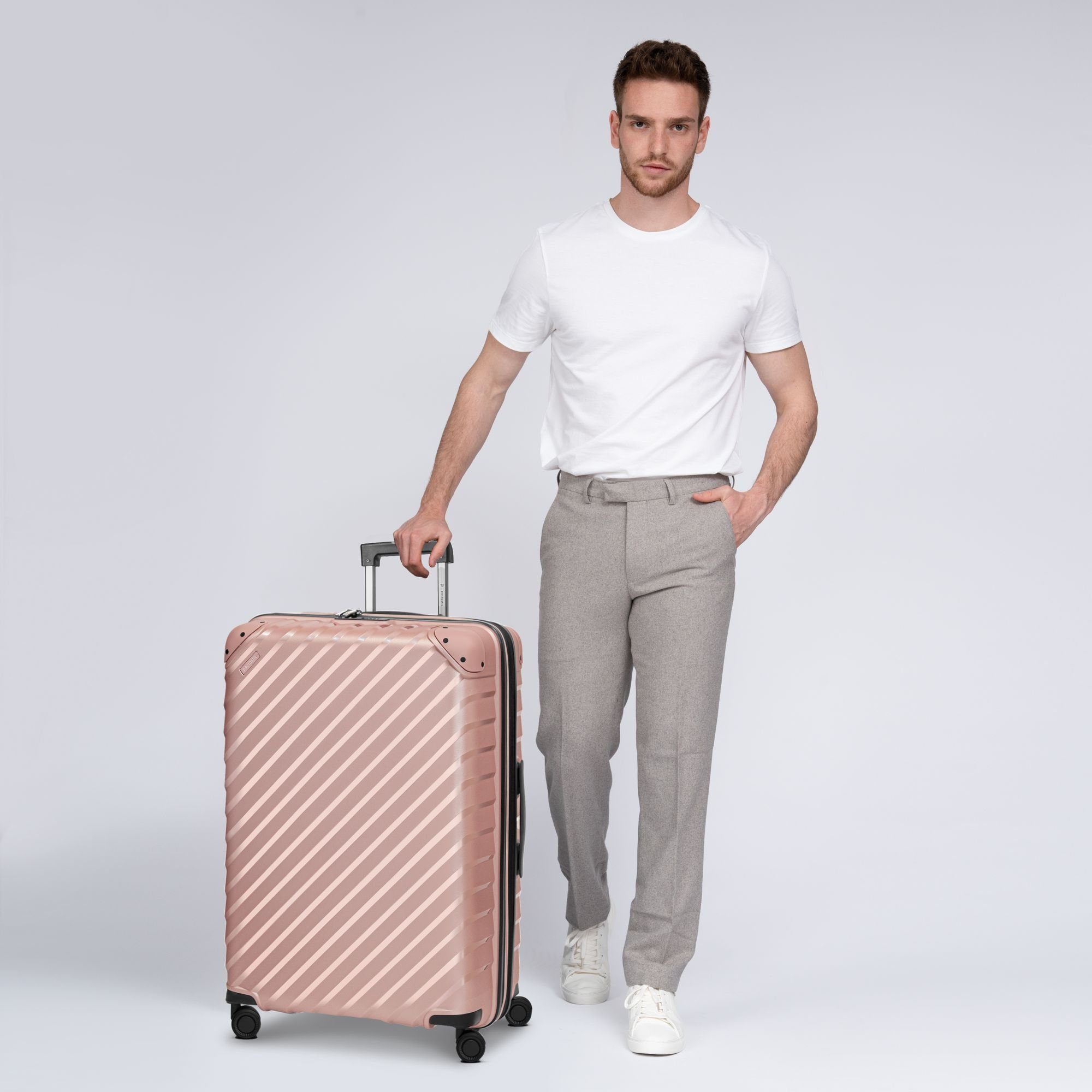 Pactastic Hartschalen-Trolley Collection 03, 4 Rollen, Polypropylen
