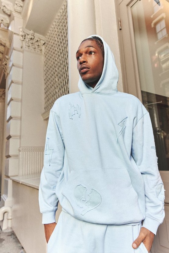 Oversize Hoodie mit Applikation