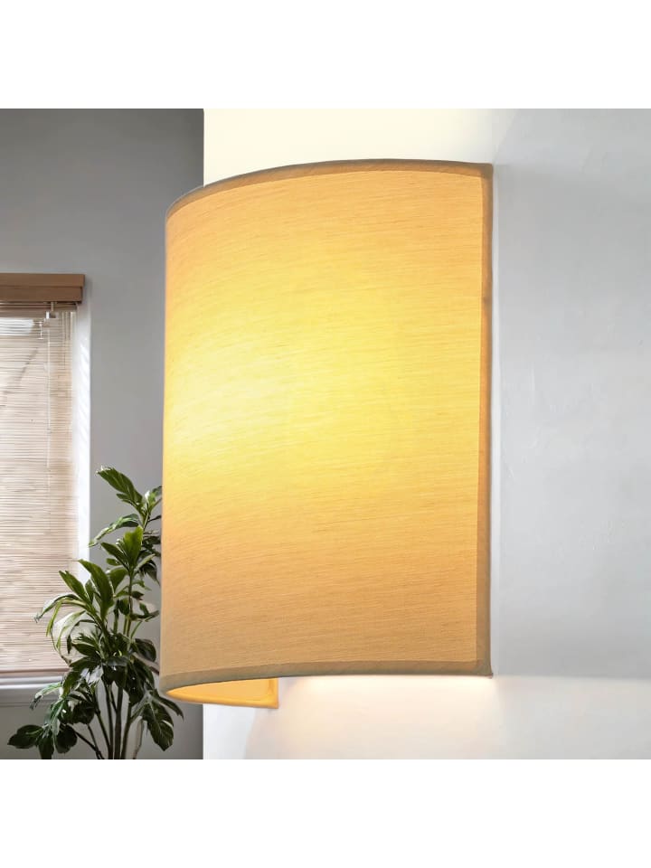 Licht-Erlebnisse Wandlampe in Beige günstig kaufen onesize