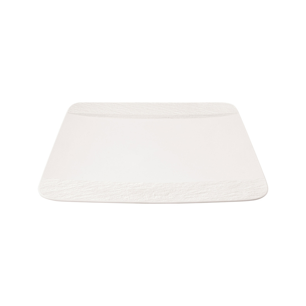 Villeroy & Boch Assiette plate carree Manufacture Rock blanc Assiette