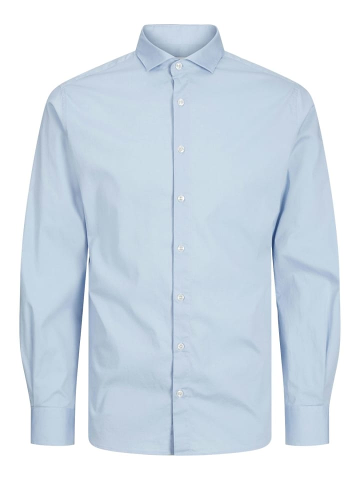 JACK & JONES Junior Anzughemd JJEAXON STRETCH SHIRT LS JNR in cashmere blue günstig kaufen