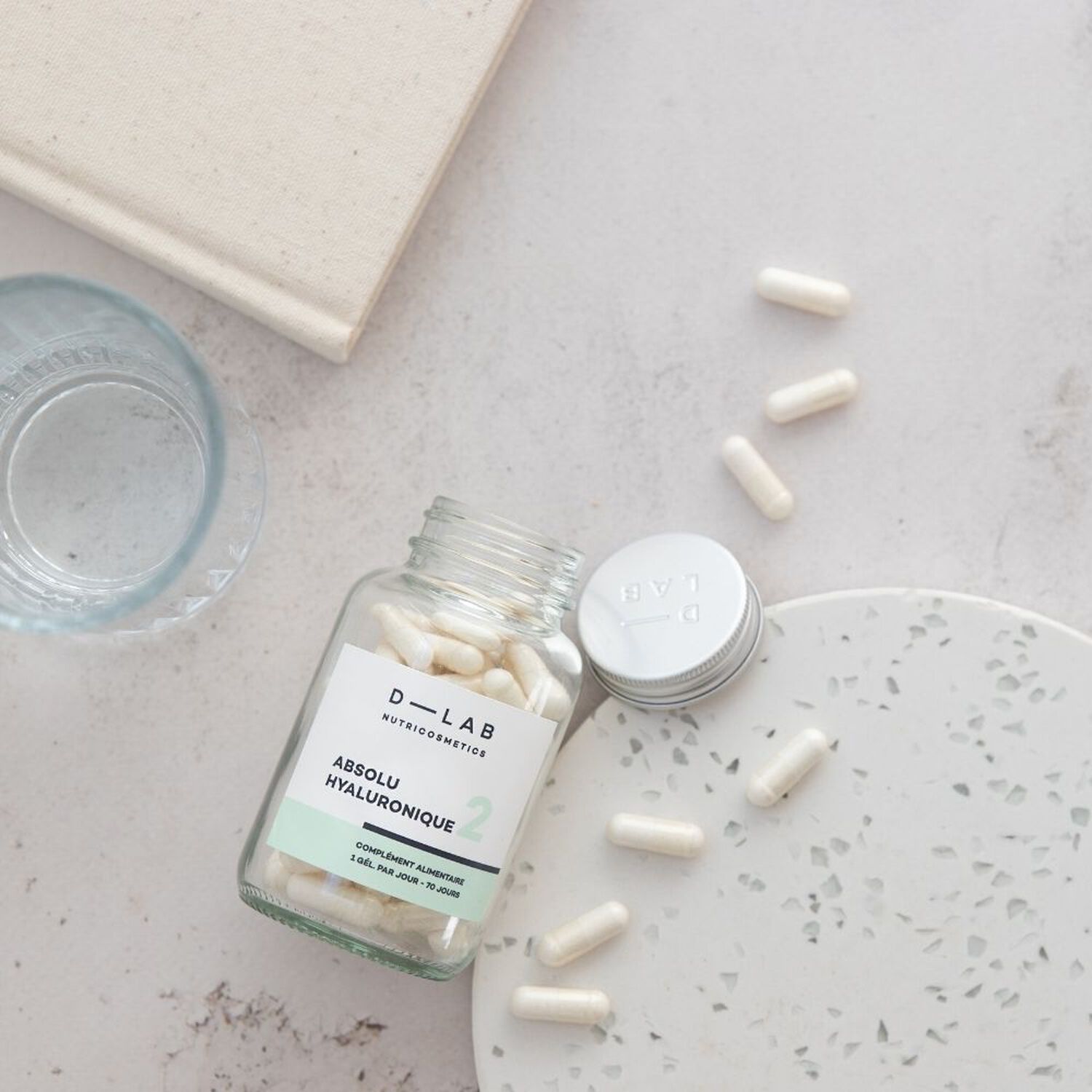d-lab nutricosmetics Absolu Hyaluronique - 1 mois Complément Alimentaire Réhydratation profonde