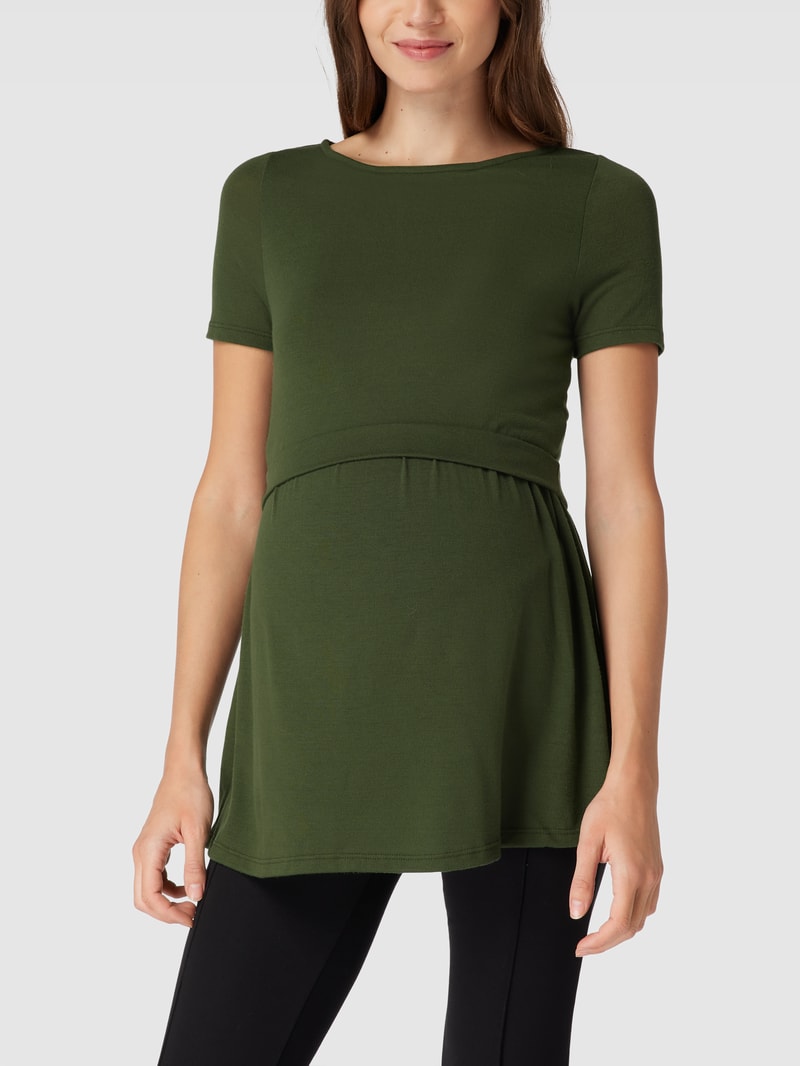 T-Shirt mit Still-Funktion in khaki