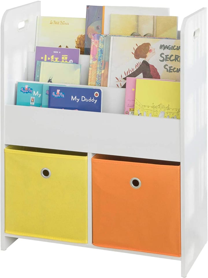 SoBuy Bücherregal in Weiß - (B)58 x (H)76 x (T)27cm günstig kaufen onesize