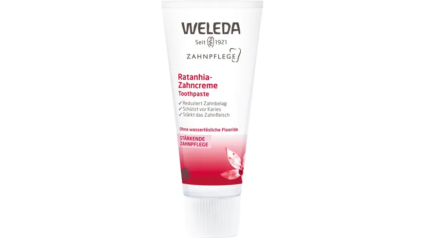 WELEDA ZAHNPFLEGE Ratanhia Zahncreme 75 ml