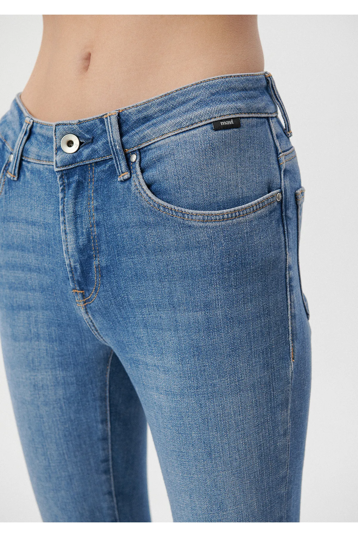 Mavi  Tess M Girly Indigoblaue Jeanshose 100328-80978