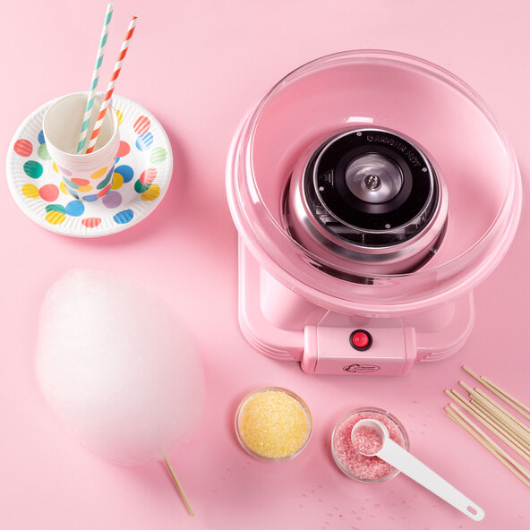 Zuckerwattemaschine, rosa