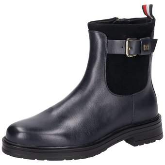 Tommy Hilfiger Thermo Material Mix Belt Booti in blau