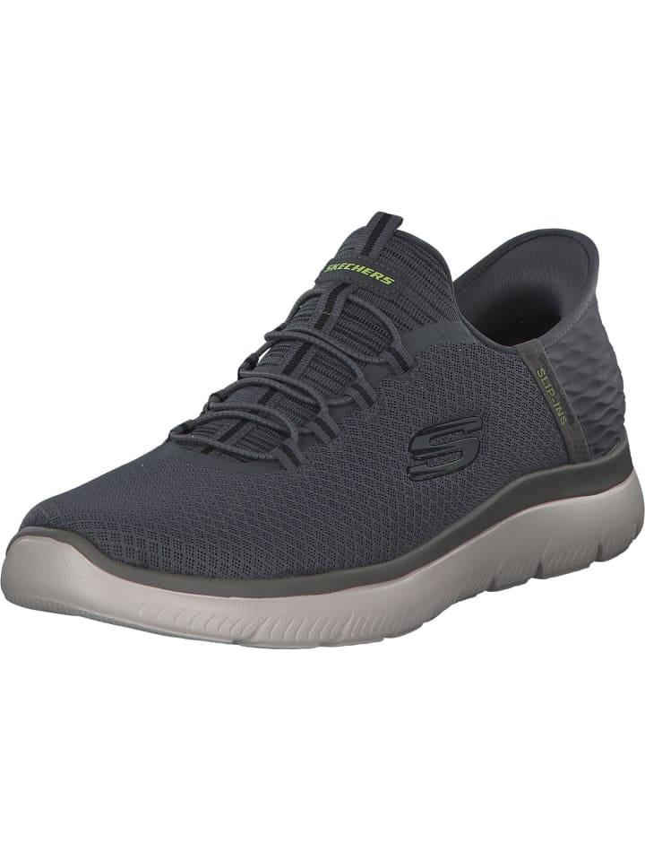 Skechers Slip-On-Sneaker in Grau günstig kaufen