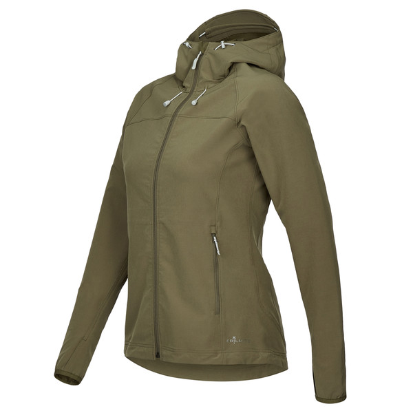 ENNSKRAXN HOODED SOFTSHELL JACKET Damen - Softshelljacke