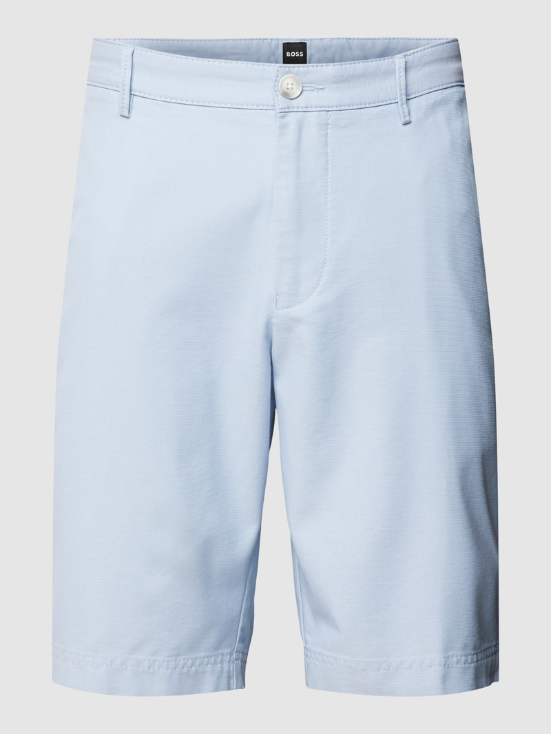 Chino-Shorts mit französischen Eingrifftaschen Modell 'Slice' in hellblau