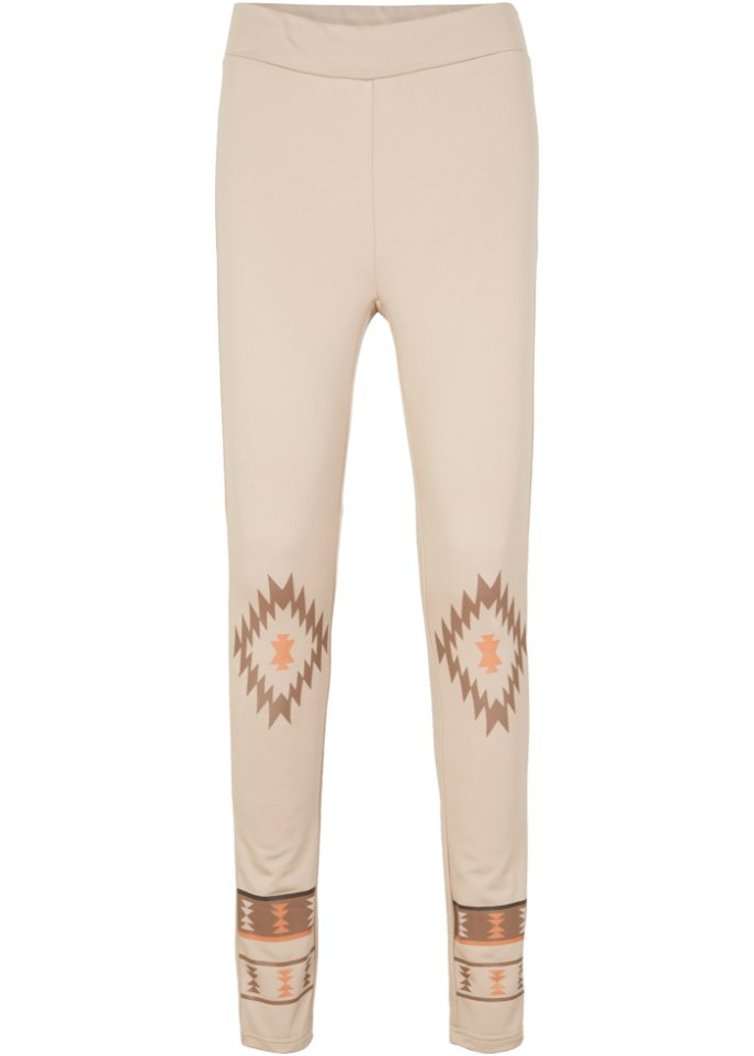 Thermo-Leggings mit Norweger-Muster