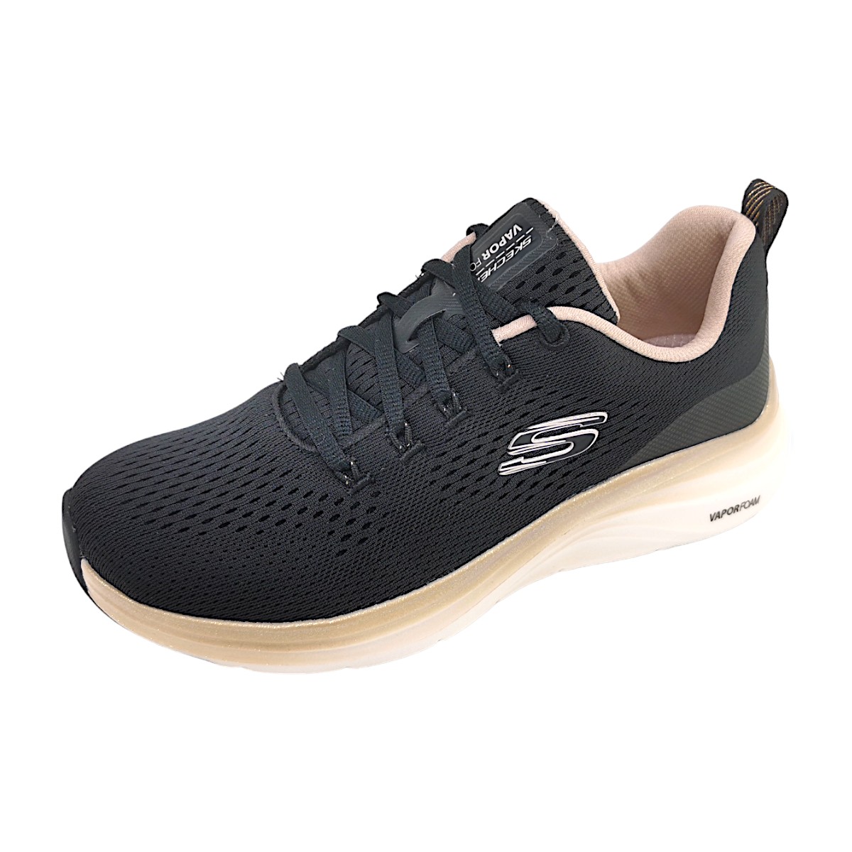 Skechers Vapor Foam Midnight Glimm 150025 Schwarz BKRG black/ rosegold