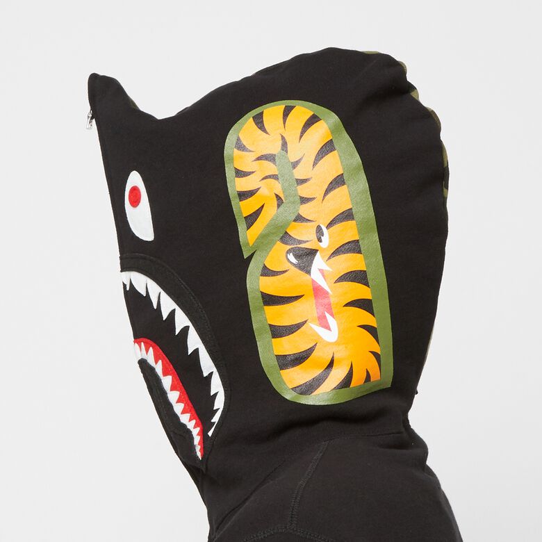 A Bathing Ape Shark Full Zip Hoodie M Black