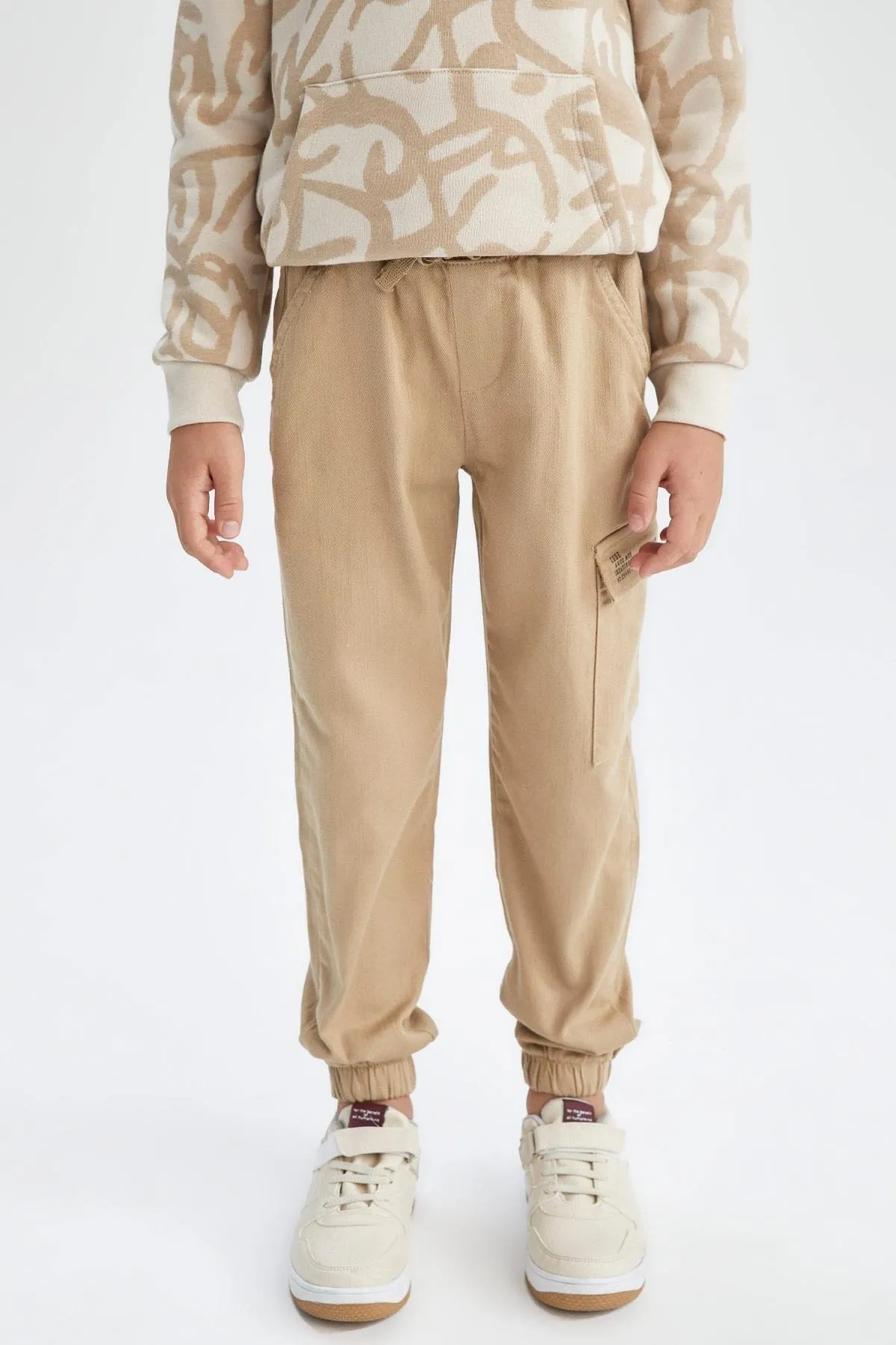 DeFacto  Beige Cargo-Jogginghose für Jungen, Tyc00524305892