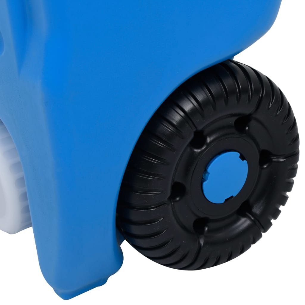 vidaXL Campingtoilette Camping-Wassertank mit Rollen 40 L Blau