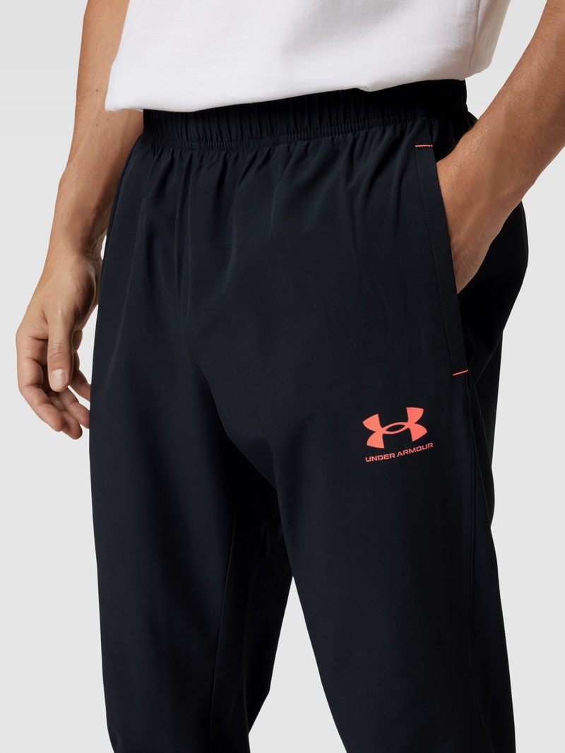 Sweatanzug mit Logo-Print in schwarz