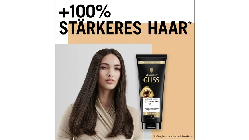 SCHWARZKOPF GLISS KUR 1-Minute Express Kur Ultimate Repair 200ml 200 ml