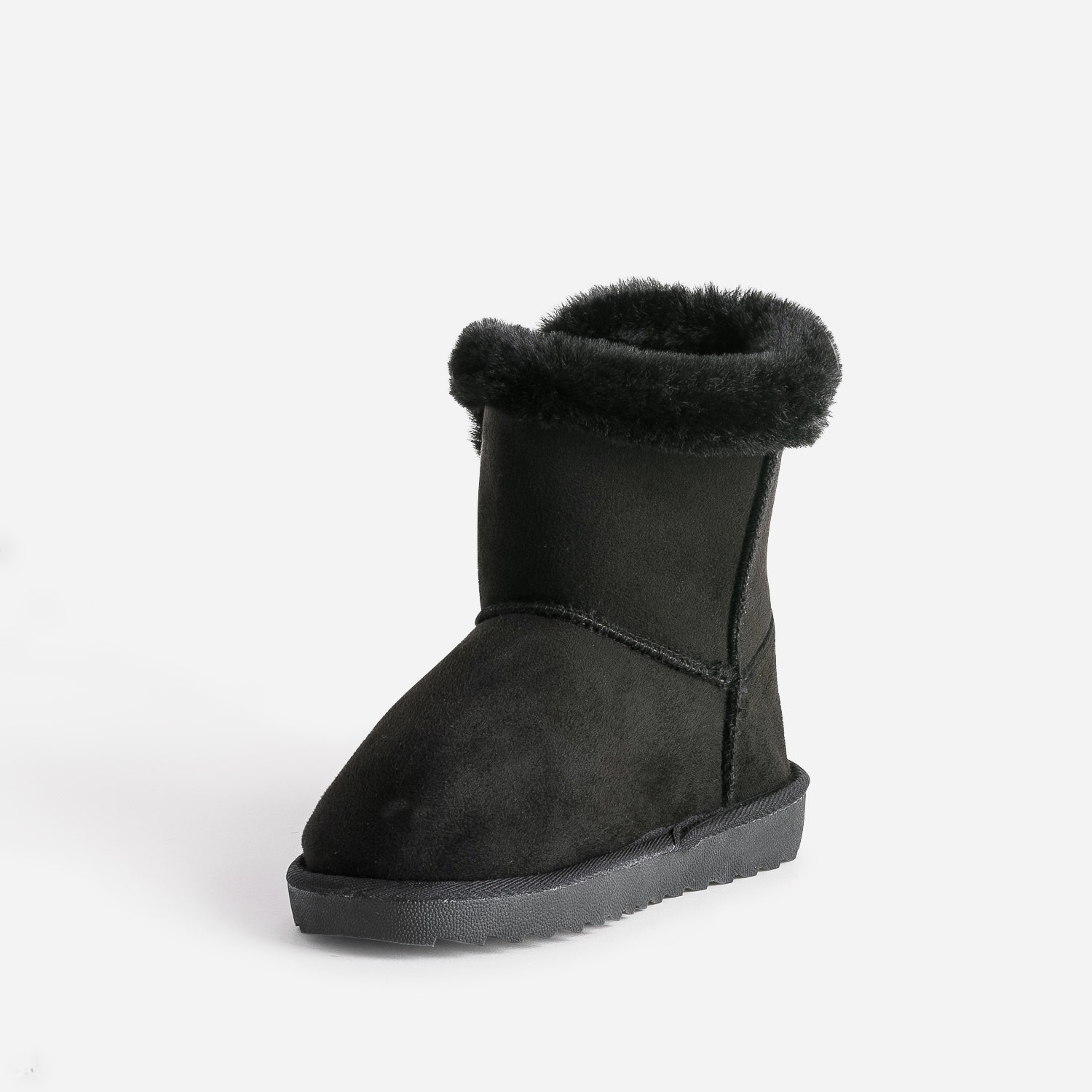 Boots noir fourré