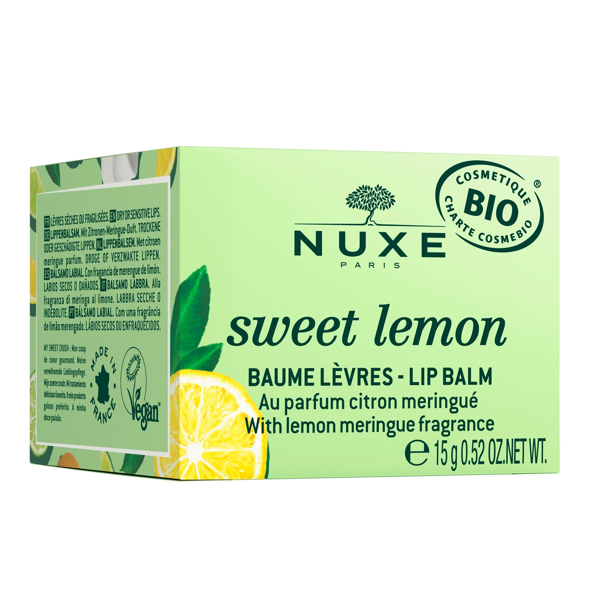 Bálsamo labial hidratante de limón dulce - Bálsamo labial