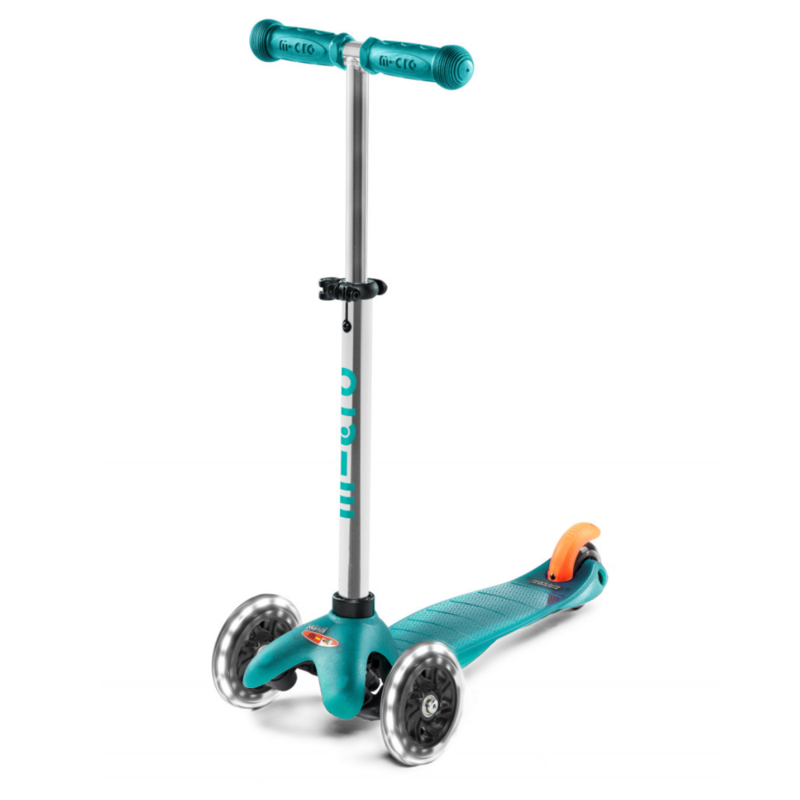 Trottinette 3 Roues - Mini Micro Plus Led Aqua