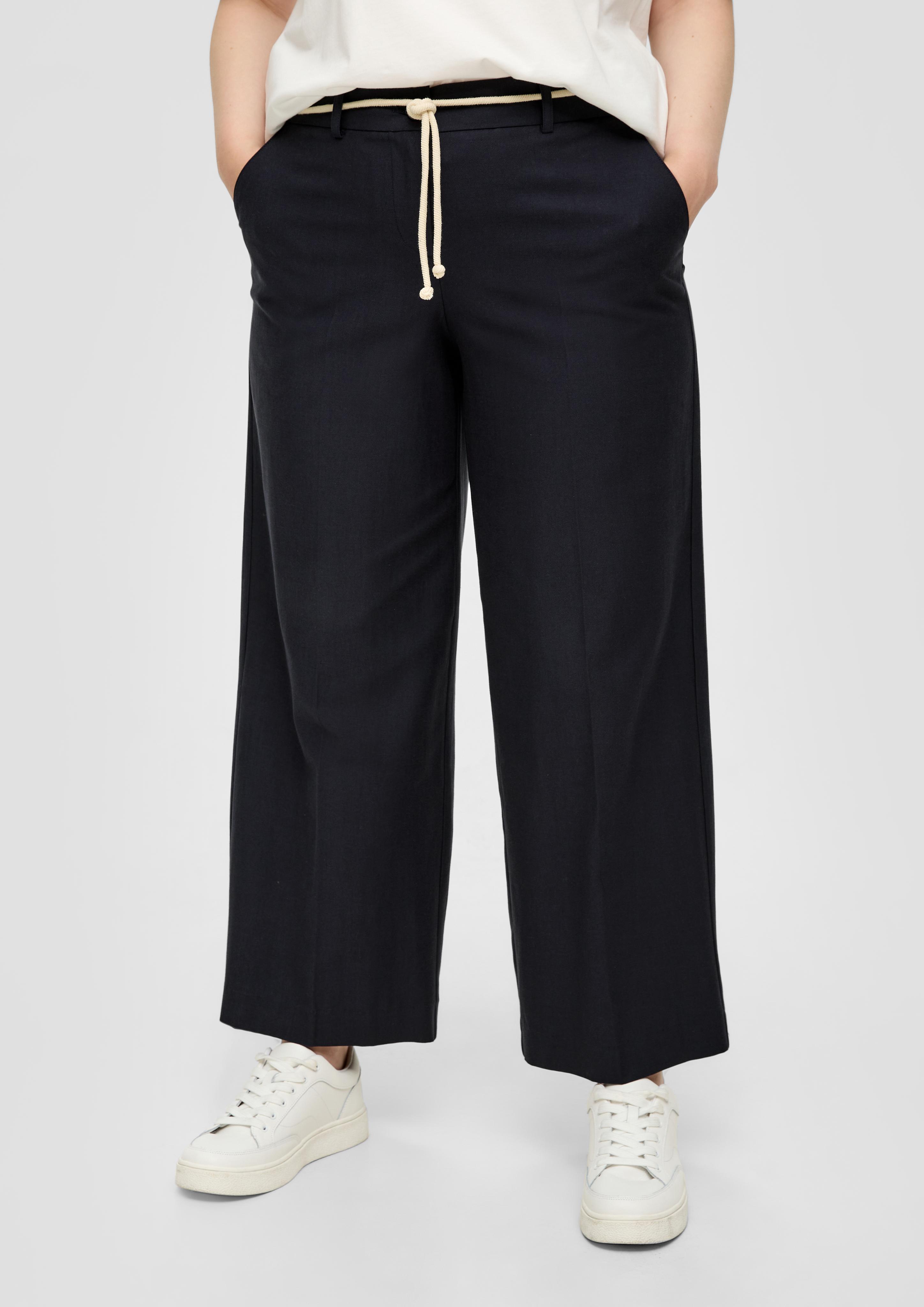 Regular: Twill-Hose aus Viskosemix  2136820-5959